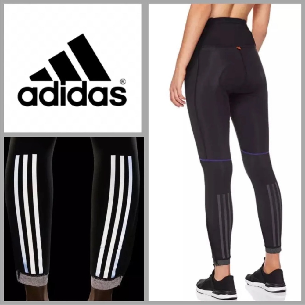 NWT Adidas Supernova SNOVAROMPITIGHW Climawarm Thermal Padded Cycle Tights Pants